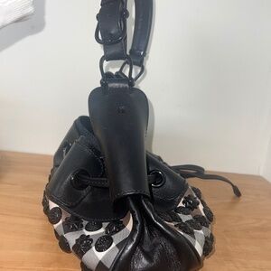 Vintage checkered Burberry small bag